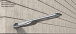 30W - Tête lampadaire solaire (Eclairage parfait pour cour et jardin) - Fixation murale